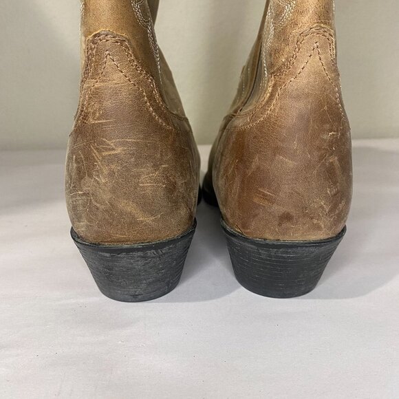 Ariat Leather Boots Heritage Western J Toe Sassy Brown - Picture 6 of 9